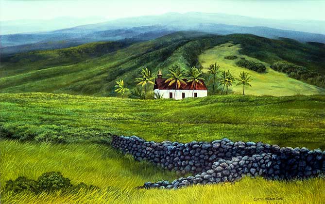 Painting by Curtis Wilson Cost: Hui Aloha Church